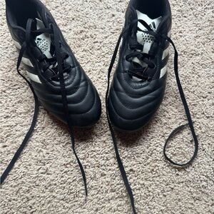 Adidas black soccer cleats